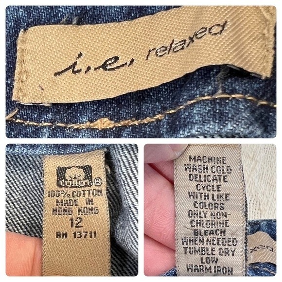 Vintage 90s Y2K Lace Up Denim Skirt A-Line Midi Chambray Grunge Fairy Jean Skirt - Picture 8 of 8